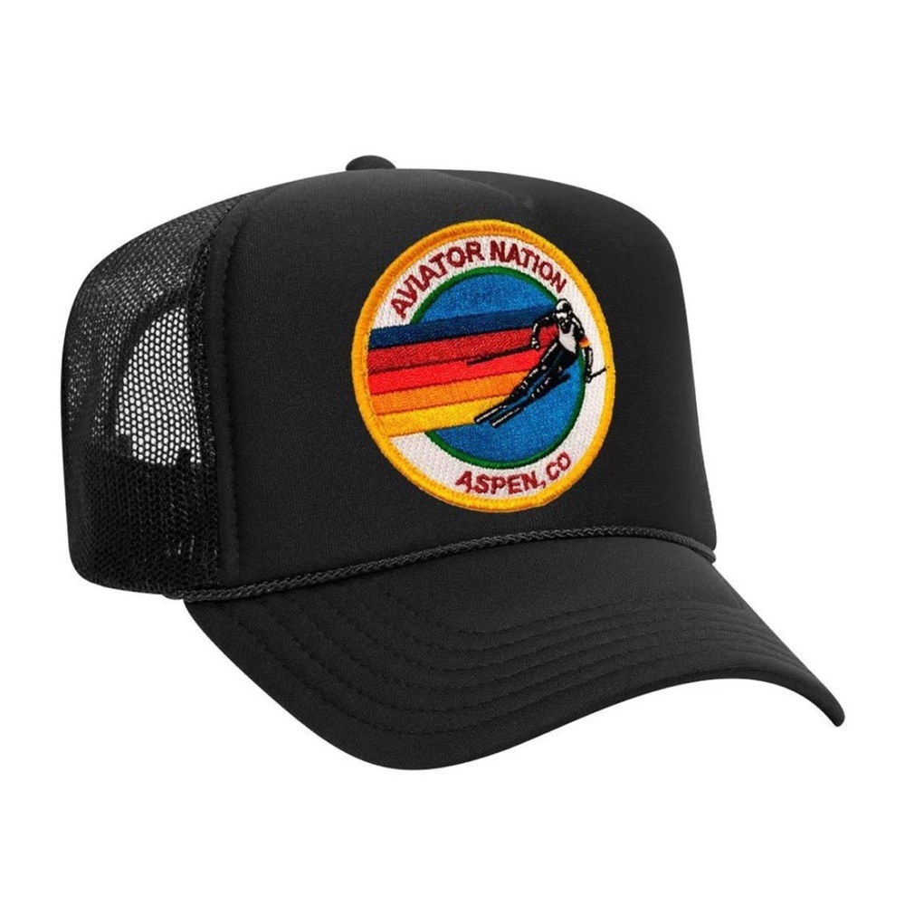 Aviator Nation Black Aspen Hat NWOT
